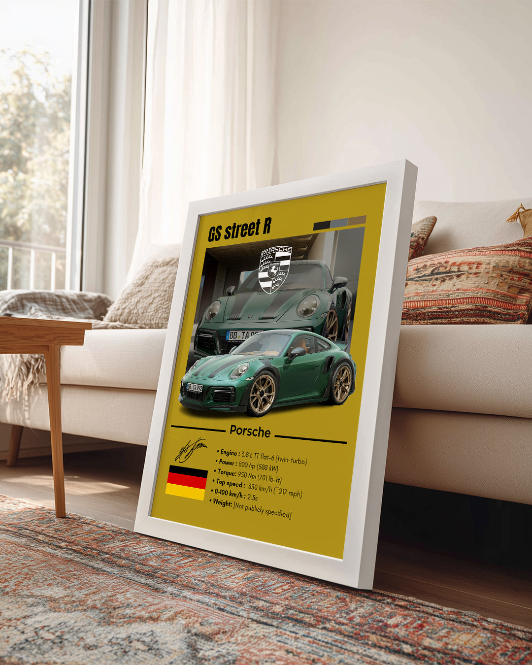 Porsche Gt street R Poster Tablosu
