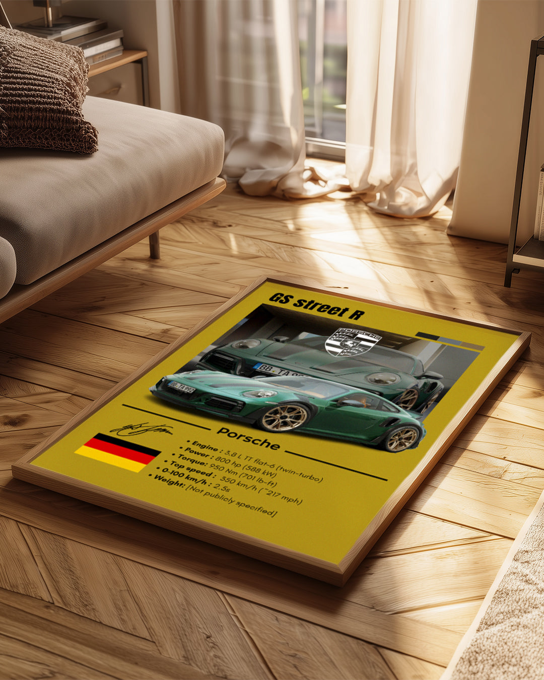 Porsche Gt street R Poster Tablosu
