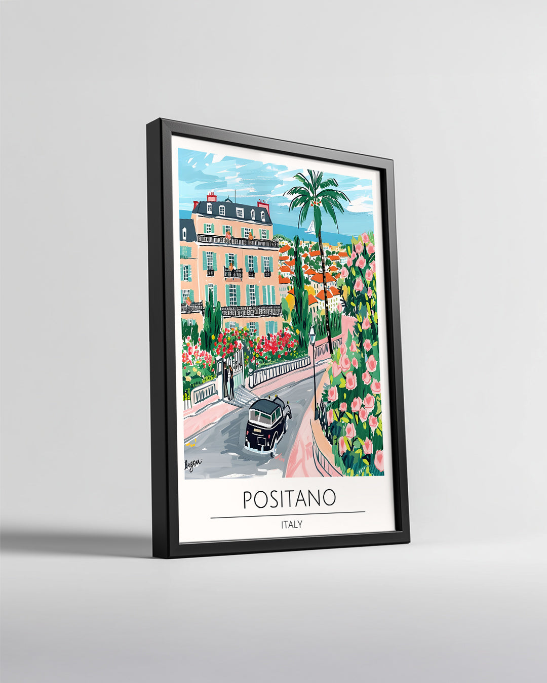 Positano İtalya Poster Tablosu