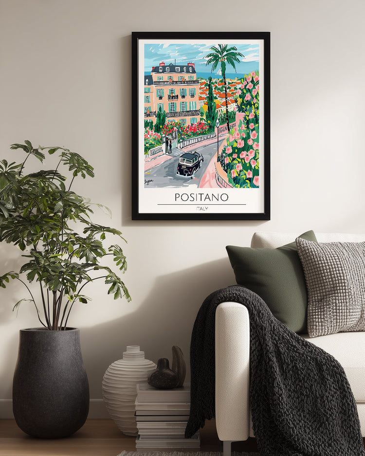 Positano İtalya Poster Tablosu
