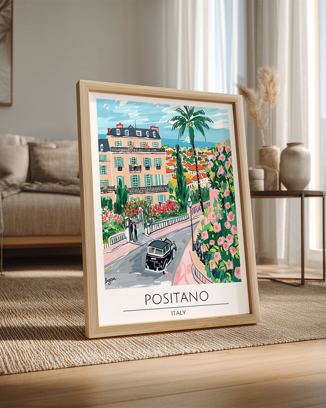 Positano İtalya Poster Tablosu