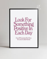 Positive Day Poster Tablosu