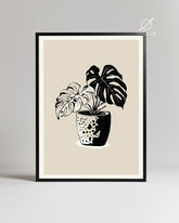 Potted Art Poster Tablosu