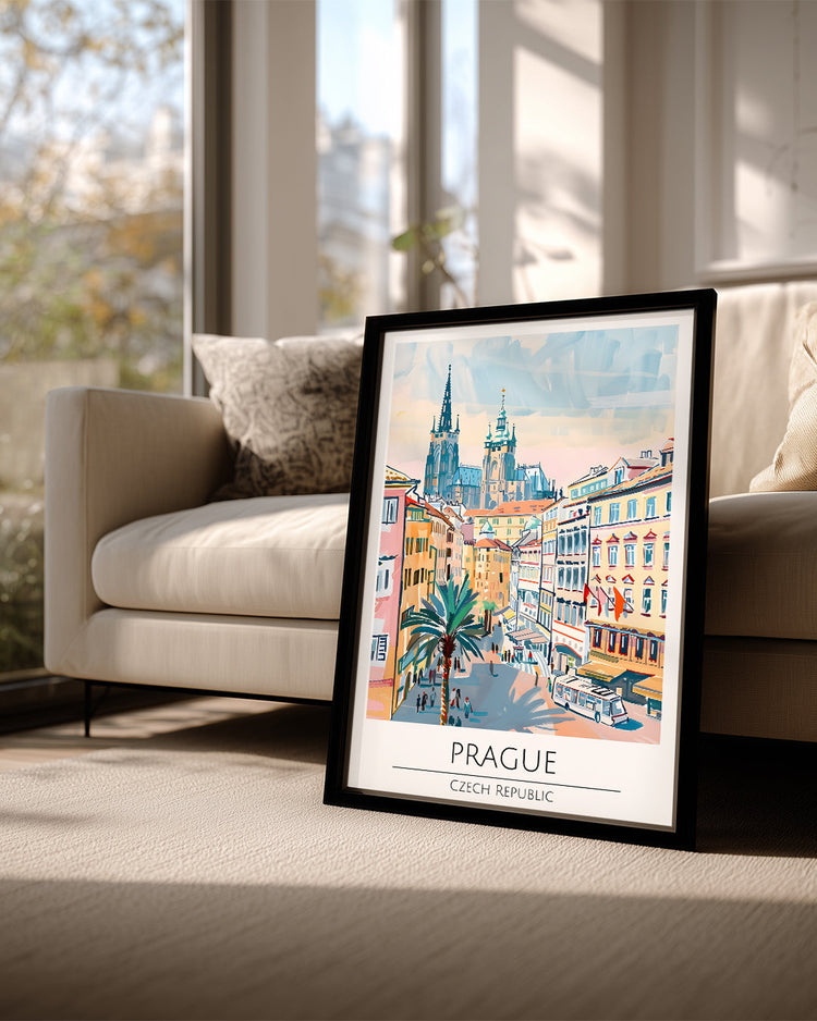 Prag Çekya Poster Tablosu