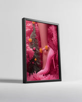 Purple Dusk Winter Poster Tablosu