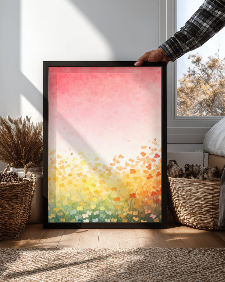 Rainbow Field Poster Tablosu