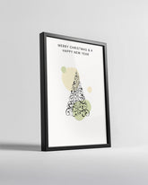 Rainbow Lights Tree Poster Tablosu