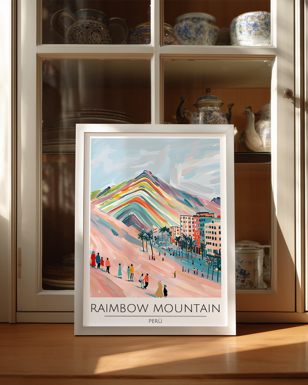 Rainbow Mountain Peru Poster Tablosu