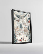 Red Christmas Balls Poster Tablosu