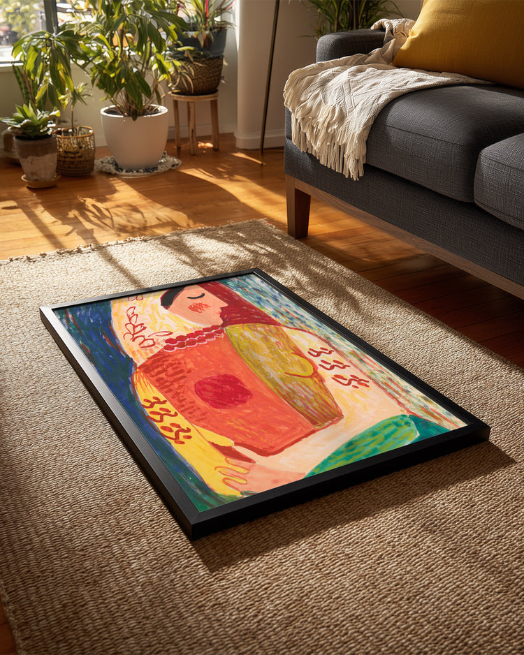 Red Embrace Poster Tablosu