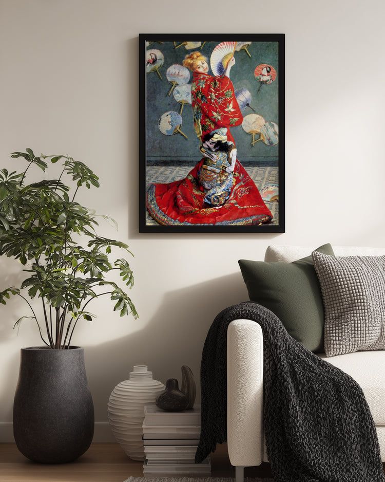 Red Fan Poster Tablosu