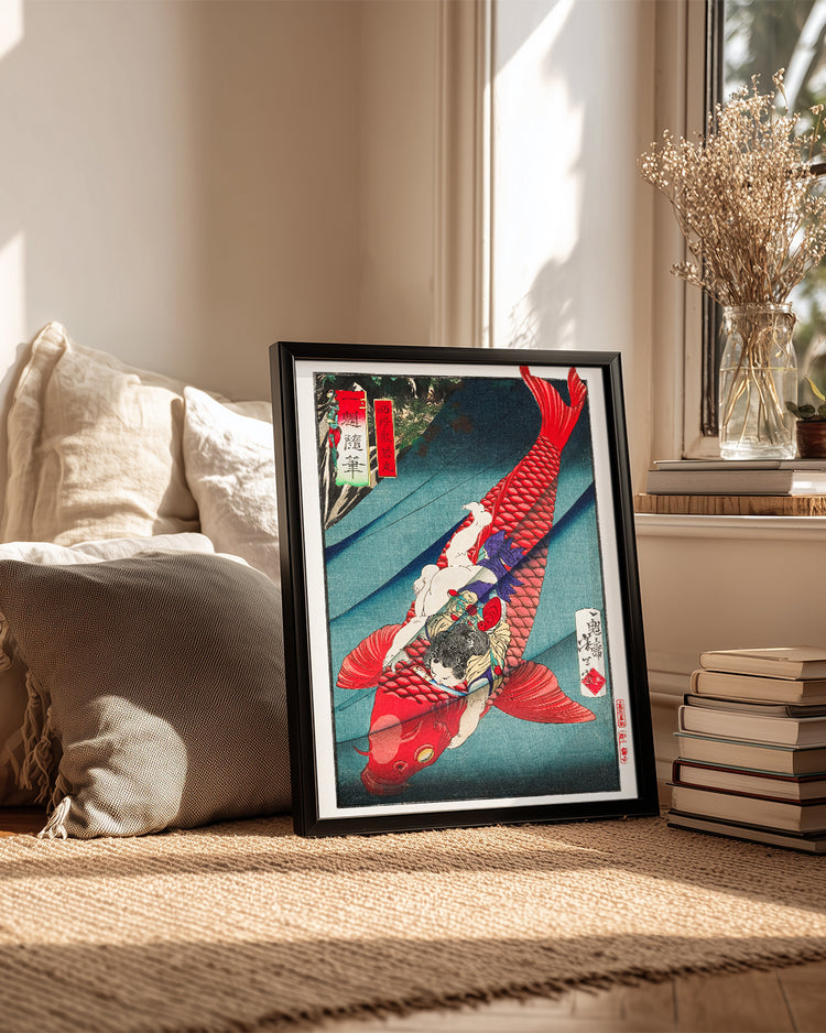 Red Koi Poster Tablosu