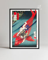 Red Koi Poster Tablosu