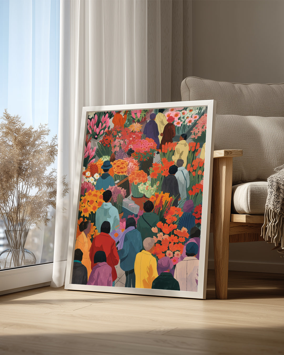 Red Lily Poster Tablosu