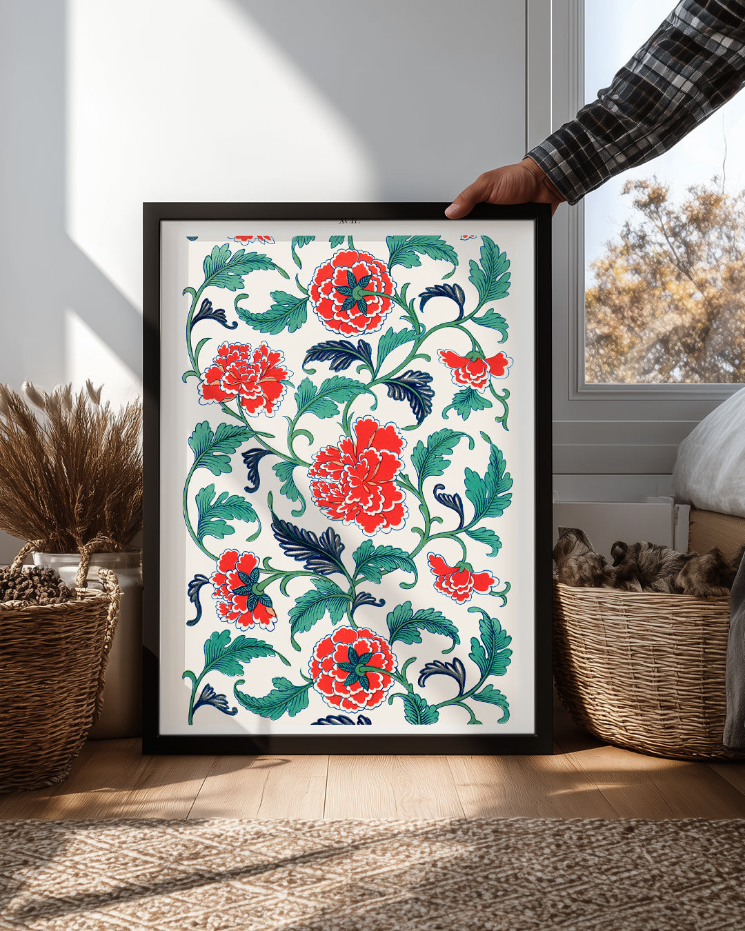 Red Peony Poster Tablosu