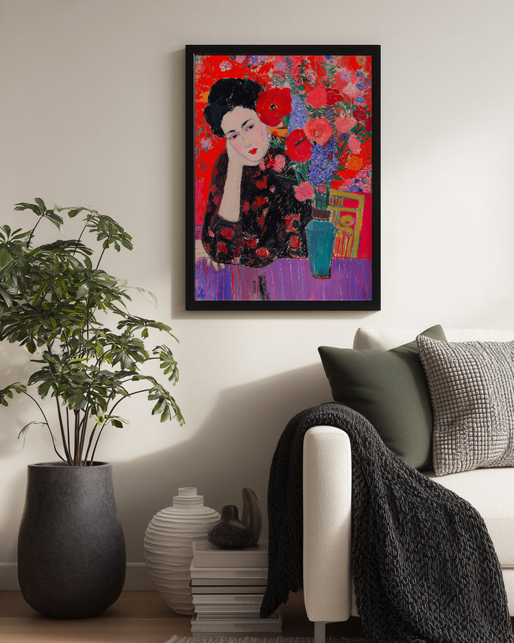 Red Poppy Poster Tablosu