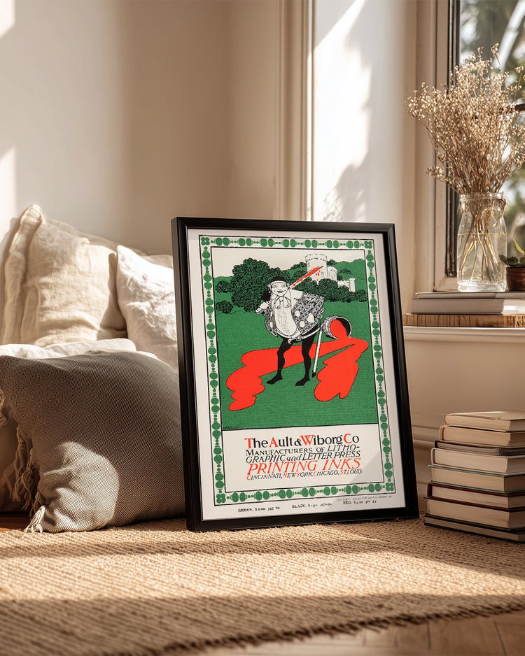 Red Spill Poster Tablosu