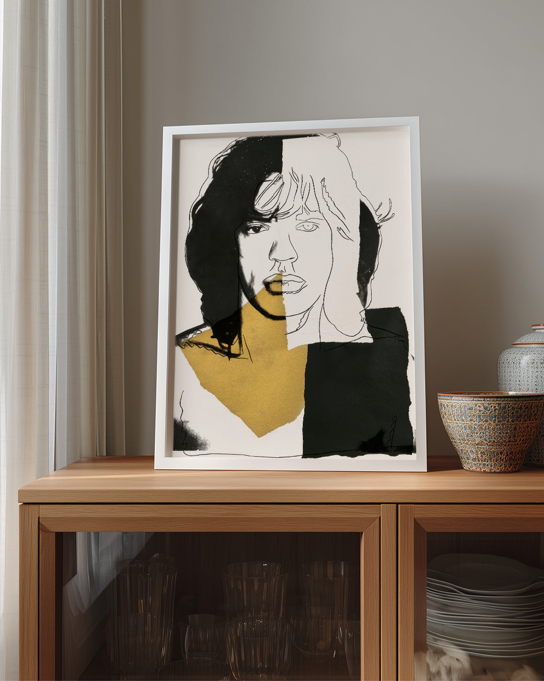 Red Warhol Poster Tablosu