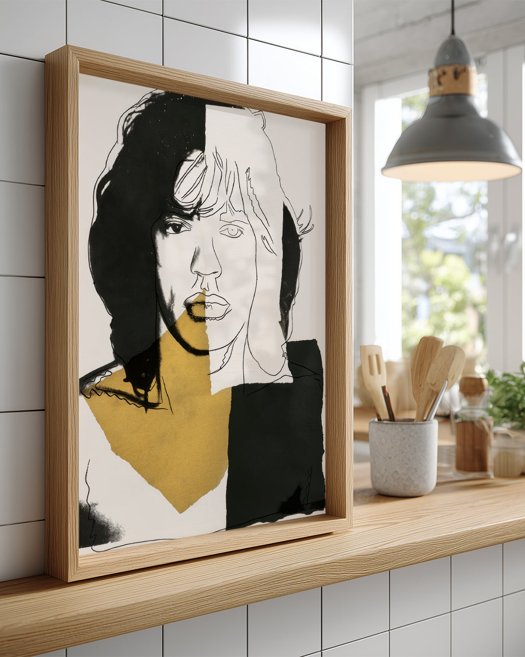 Red Warhol Poster Tablosu