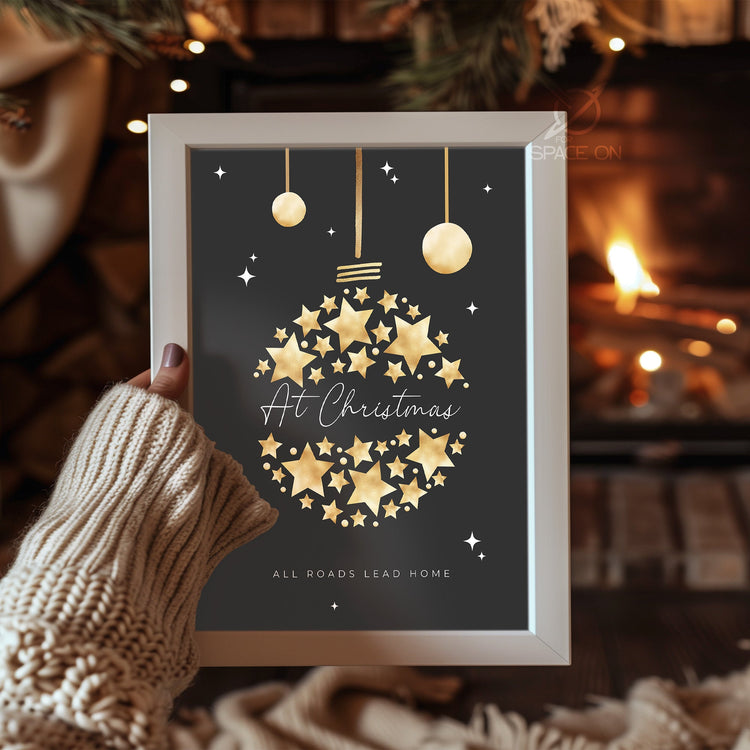 Retro Aluminum Tree Poster Tablosu