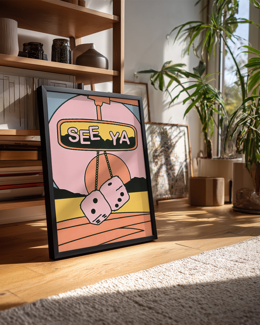 Retro Dice Poster Tablosu