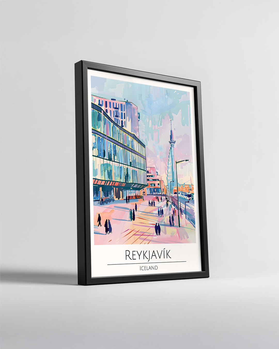 Reykjavik İzlanda Poster Tablosu