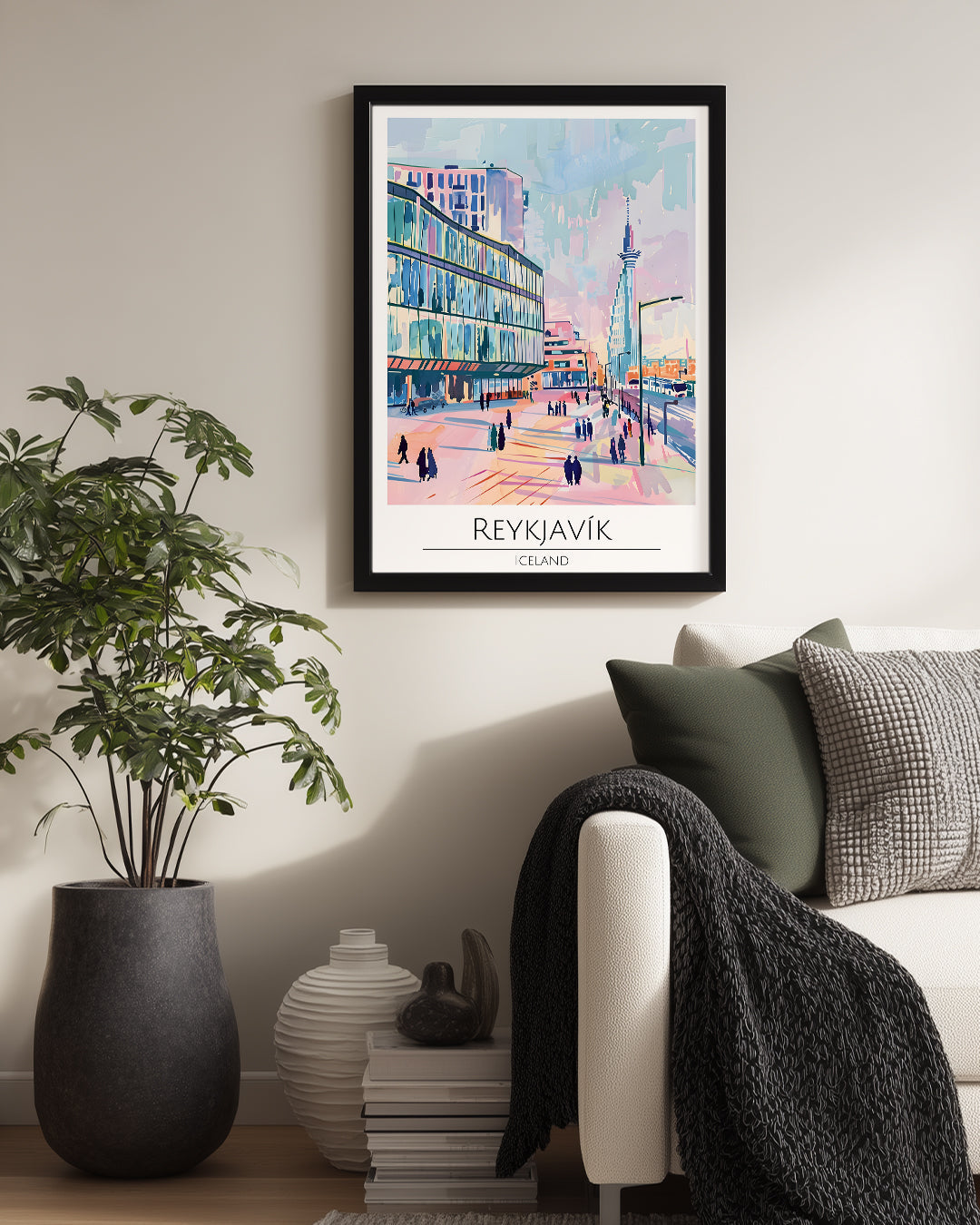 Reykjavik İzlanda Poster Tablosu