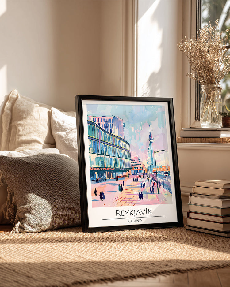 Reykjavik İzlanda Poster Tablosu