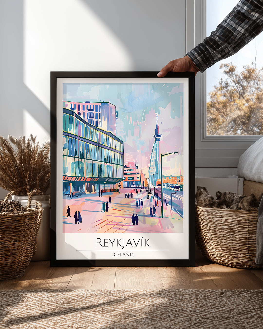 Reykjavik İzlanda Poster Tablosu