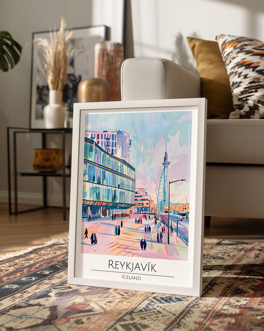 Reykjavik İzlanda Poster Tablosu