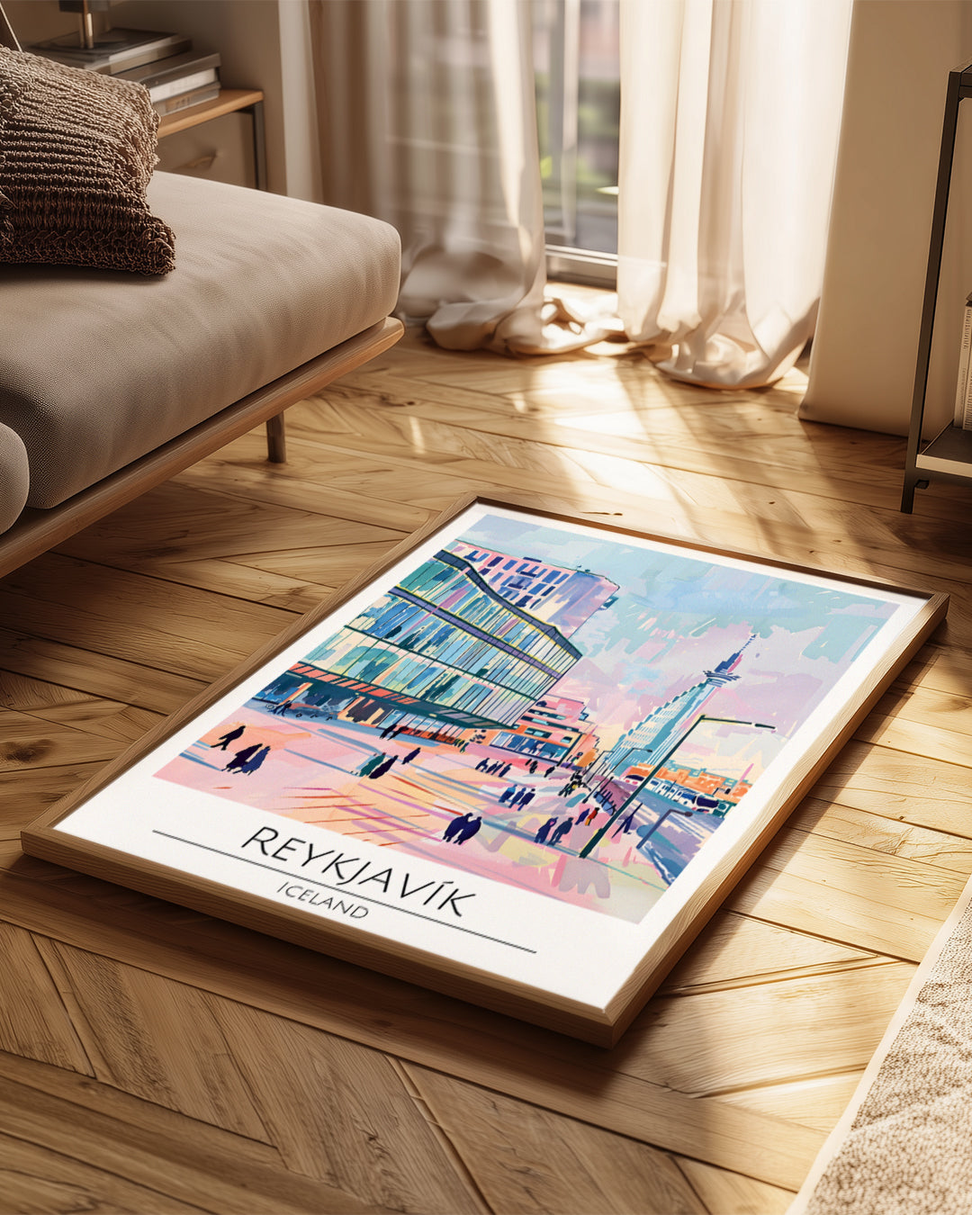 Reykjavik İzlanda Poster Tablosu