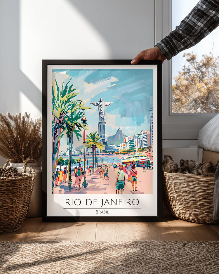 Rio De Janeiro Brezilya Poster Tablosu