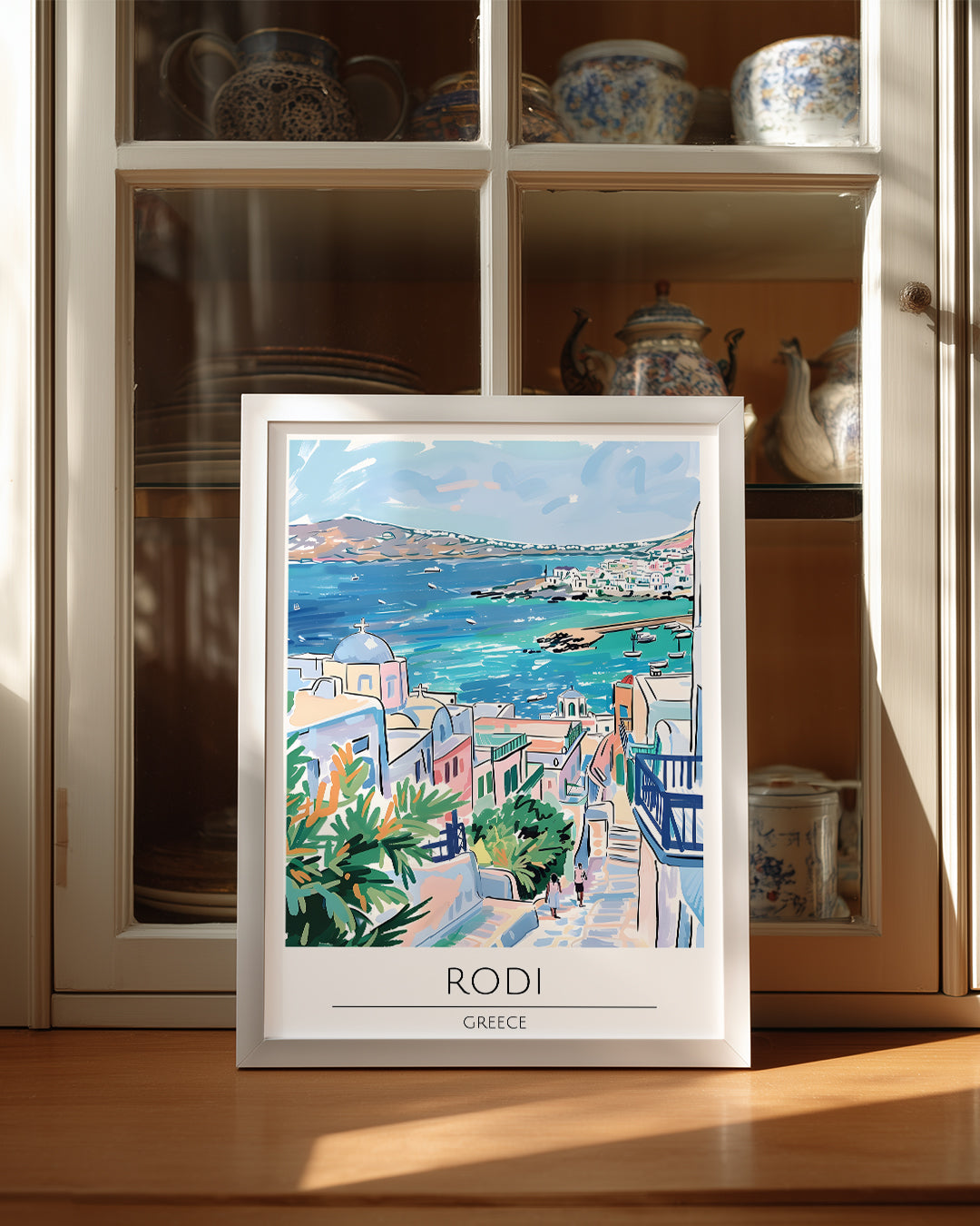 Rodi Yunanistan Poster Tablosu