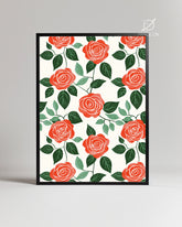Rose Pop Poster Tablosu