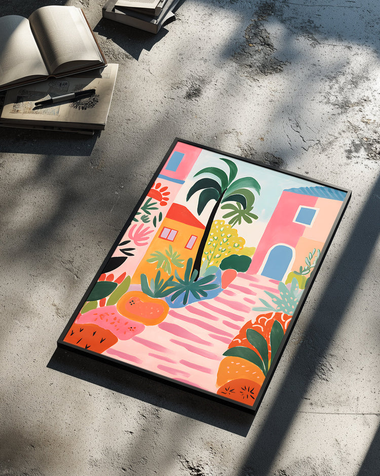 Rue Tropic Poster Tablosu