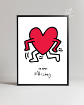 Running Heart Poster Tablosu