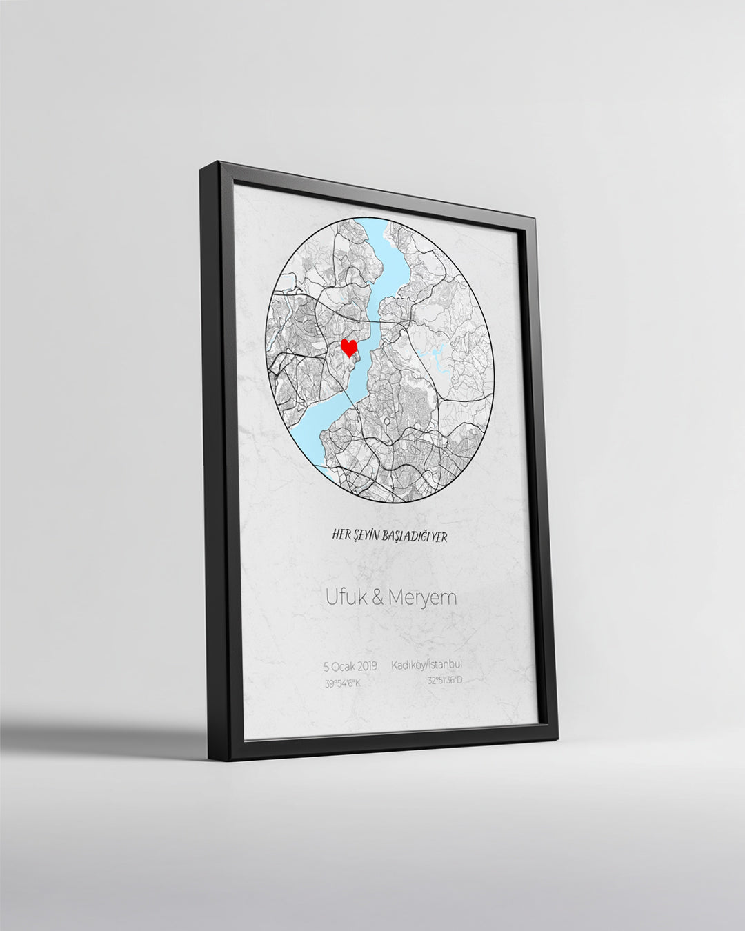 The Place Where I First Saw You Poster Painting (Circle)