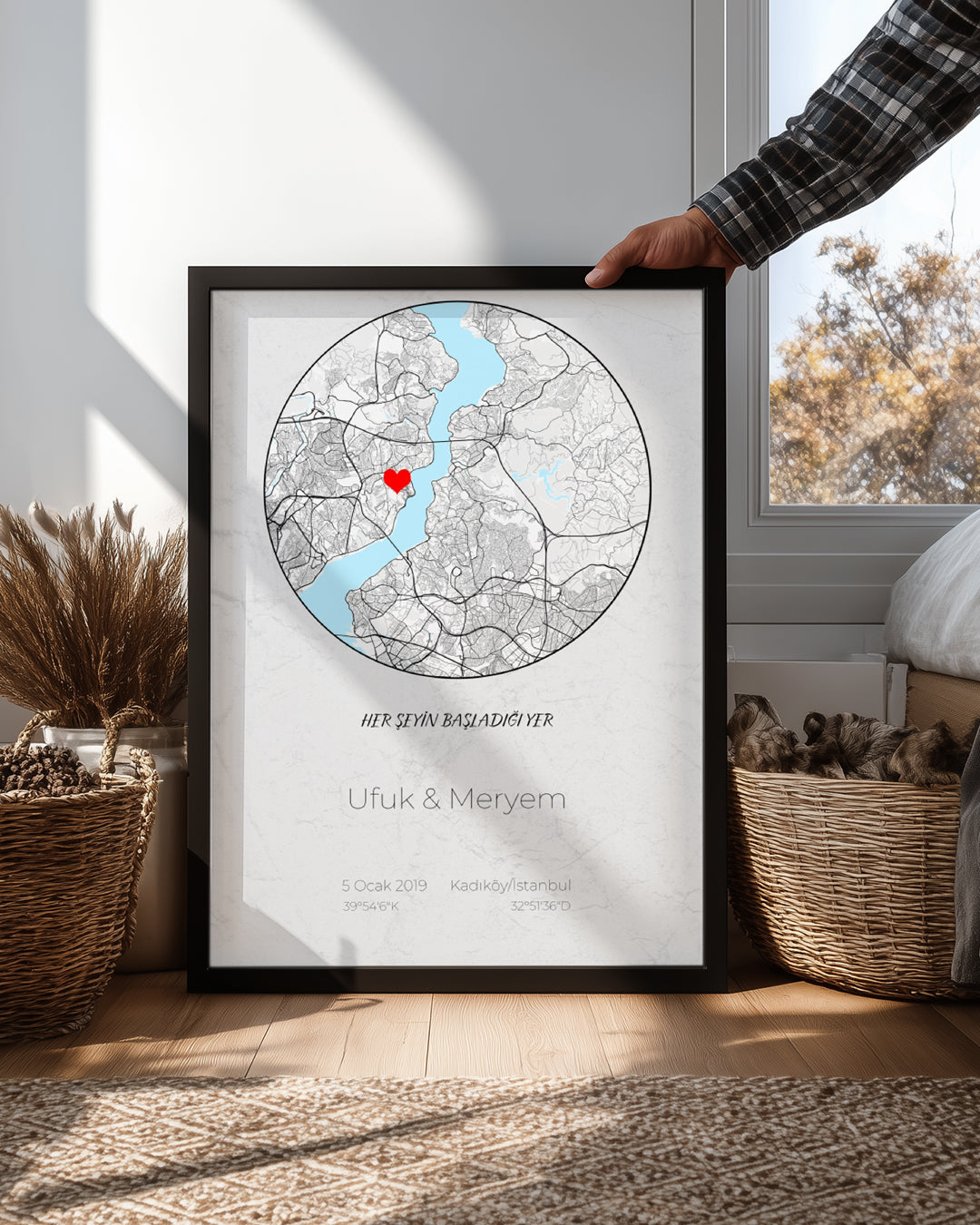 The Place Where I First Saw You Poster Painting (Circle)