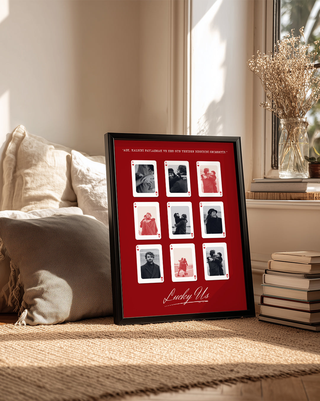 Lucky Us Aşk Kartları Poster Tablo