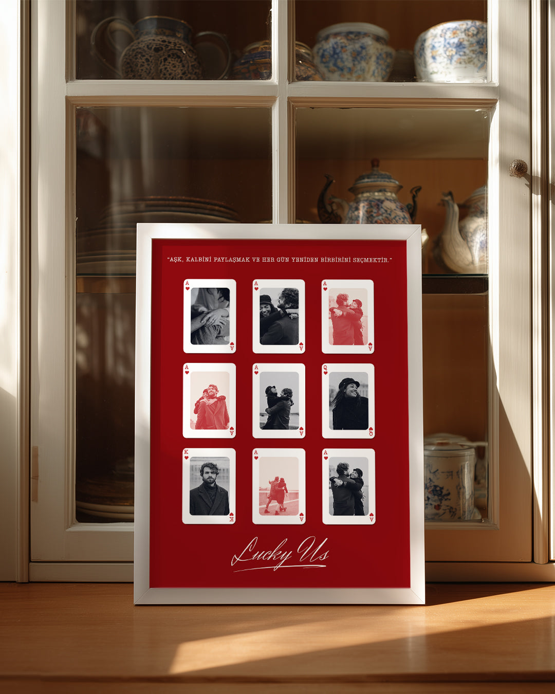 Lucky Us Aşk Kartları Poster Tablo