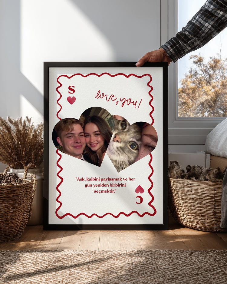 Kalbimin Evi Poster Tablo