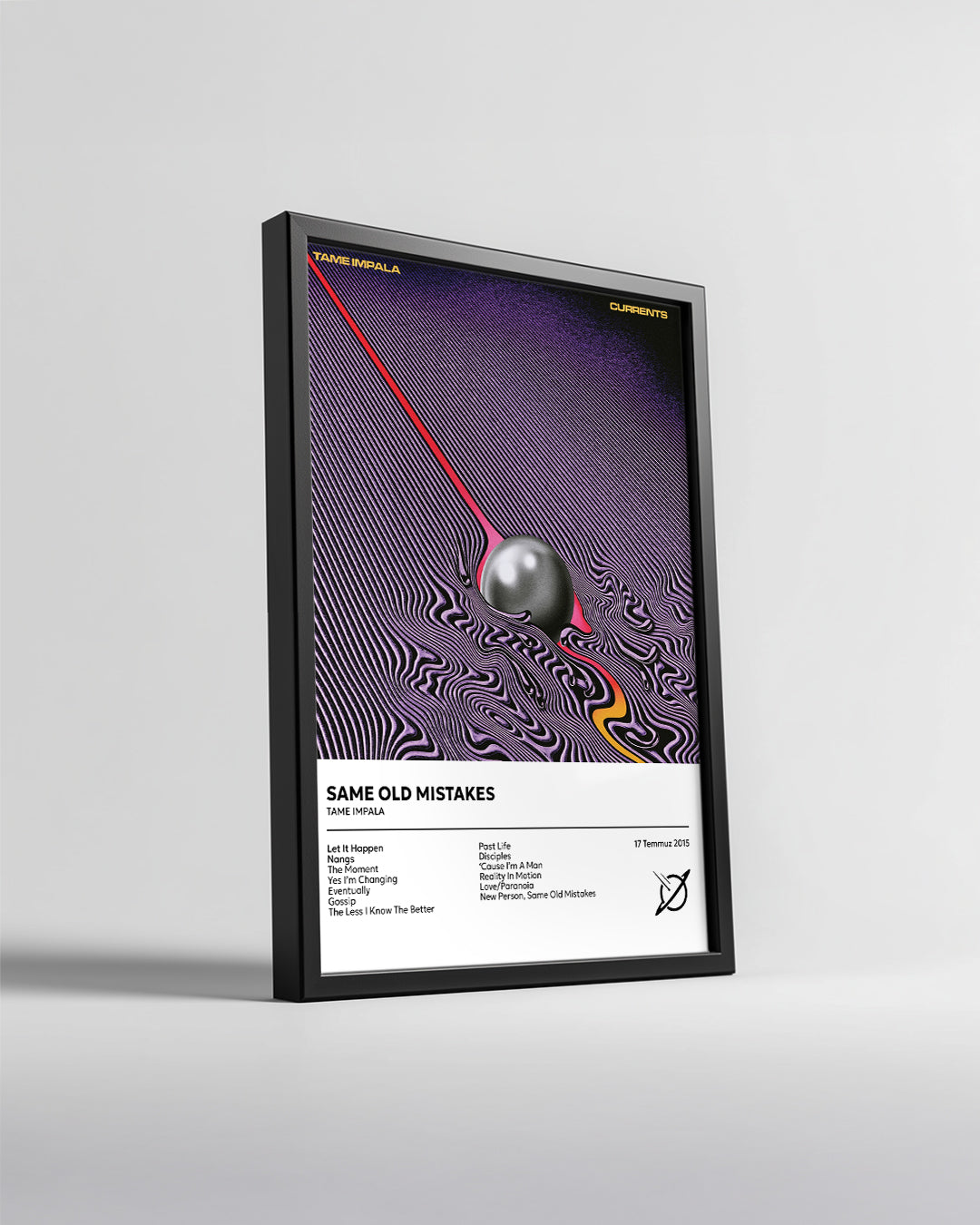 Same Old Mistakes - Tame Impala Poster Tablosu