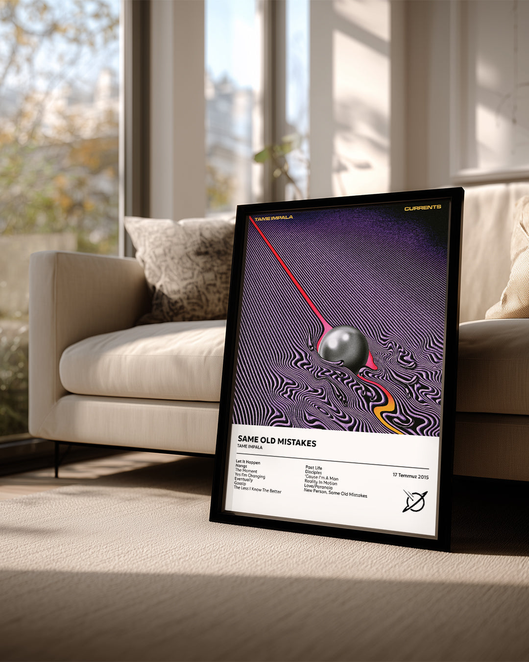 Same Old Mistakes - Tame Impala Poster Tablosu