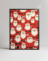 Santa Army Poster Tablosu