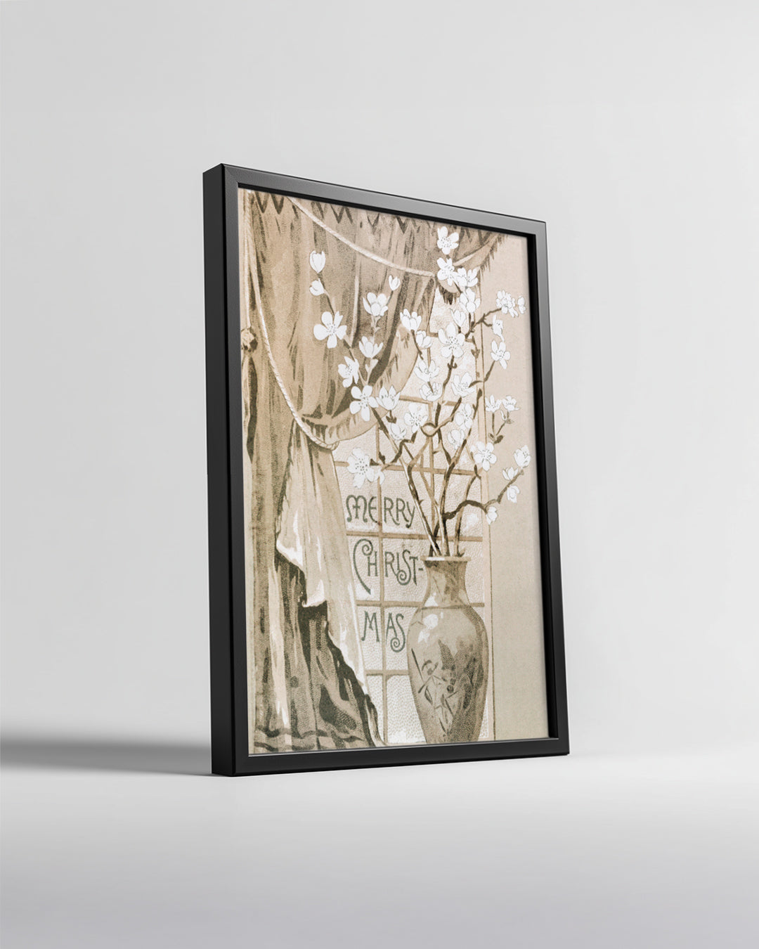 Santa Reading Letters Poster Tablosu