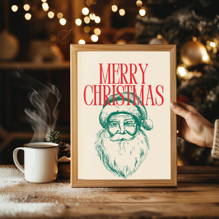 Santa Sleigh Ride Poster Tablosu