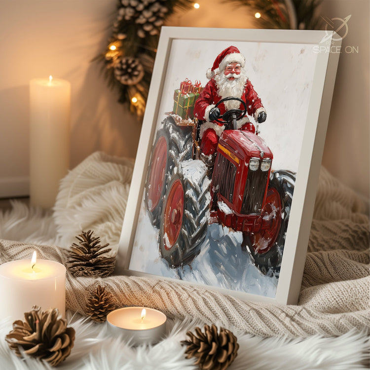 Scandinavian Christmas Tree Poster Tablosu