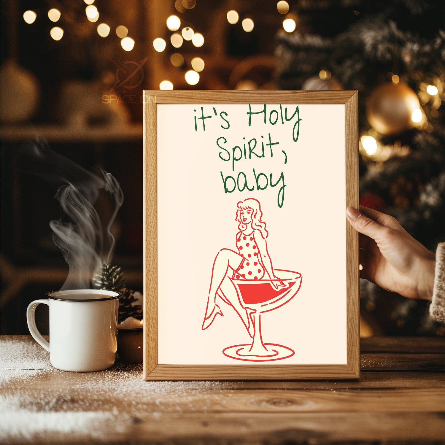 Seasons Greetings Print Poster Tablosu