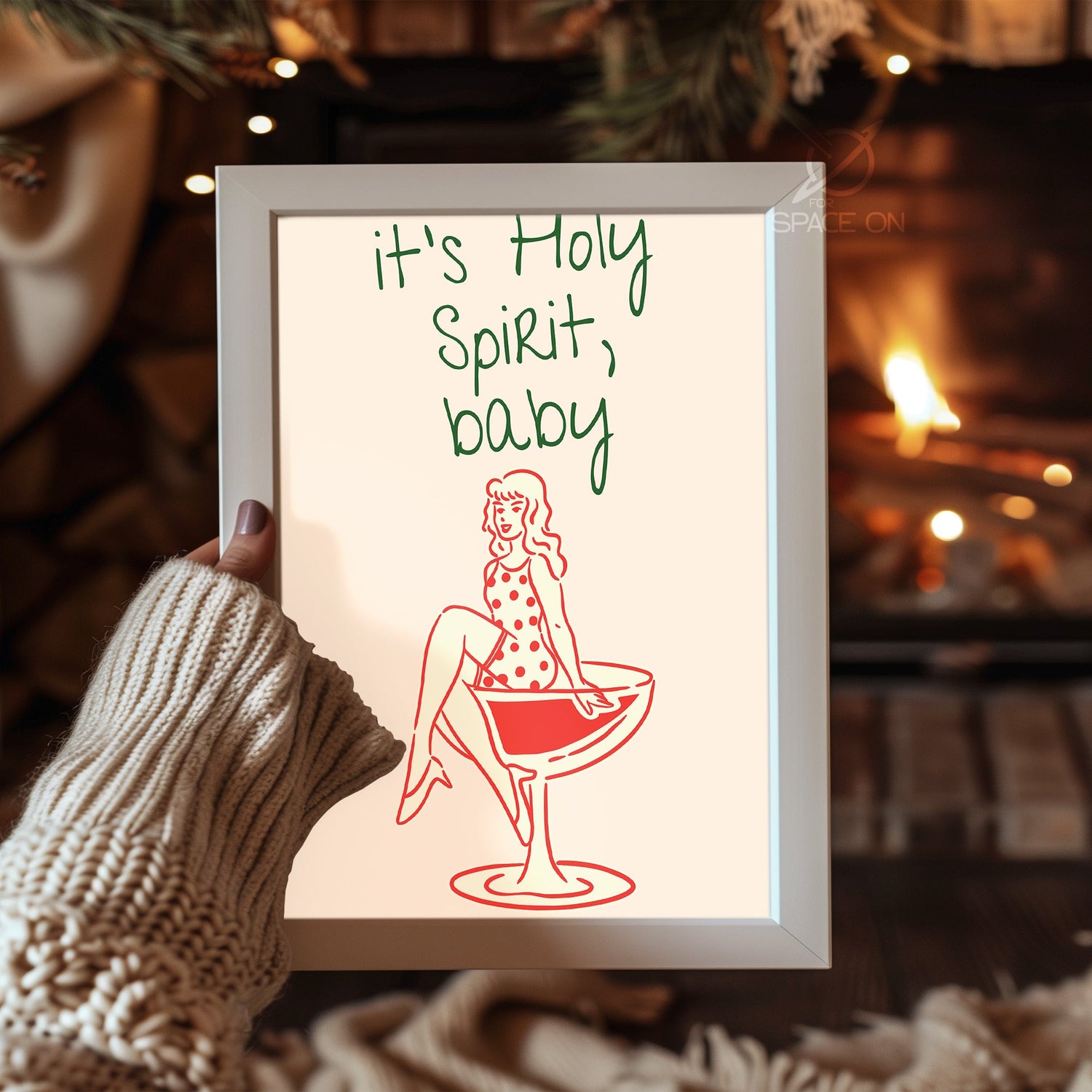 Seasons Greetings Print Poster Tablosu