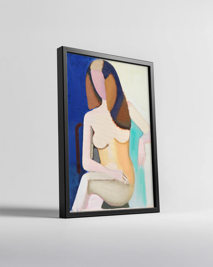Seated Woman Poster Tablosu